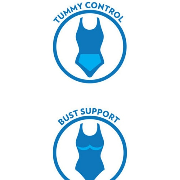 SOLD SWIMSUIT PLUS SIZE 30 SWIMDRESS GOLD STUDS - Picture 8 of 8